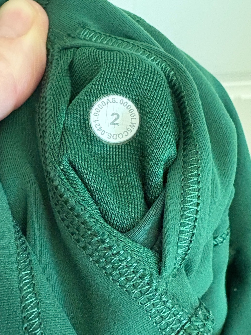 Lululemon Wunder Train High-Rise Tight 25" Everglade Green size 2 - Picture 7 of 7